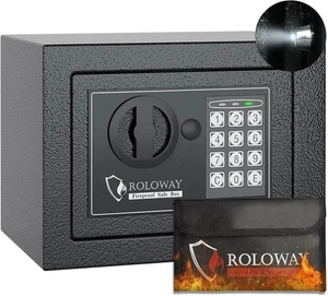 Hidden Cash Safe with Dual Access Keypad & Keys - Fireproof Security Solution - Picture 1 of 6