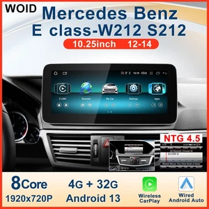 10.25" Multimedia Navi Bluetooth Android for Mercedes W212 E-class 2011–2014 - Picture 1 of 14