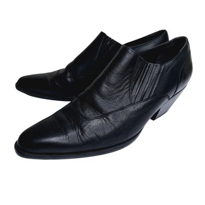 Vince Eagan Punta Punta Mula Western Boot Botín Tobillo EE. UU. 9 UE 39 Cuero Italia Foto 1 de 4