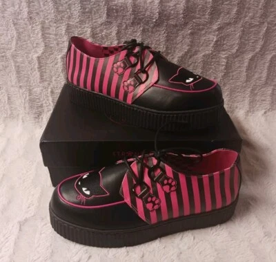 Zapatos para mujer Emily The Strange X Strange CVLT Krypt Mystery negros/rosa talla 12” Foto 1 de 4