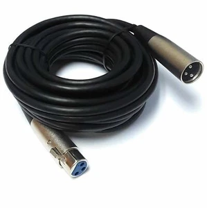 25ft - Shielded XLR Balanced Microphone Mic Pro Audio Cable Cord Male to Female - Picture 1 of 6