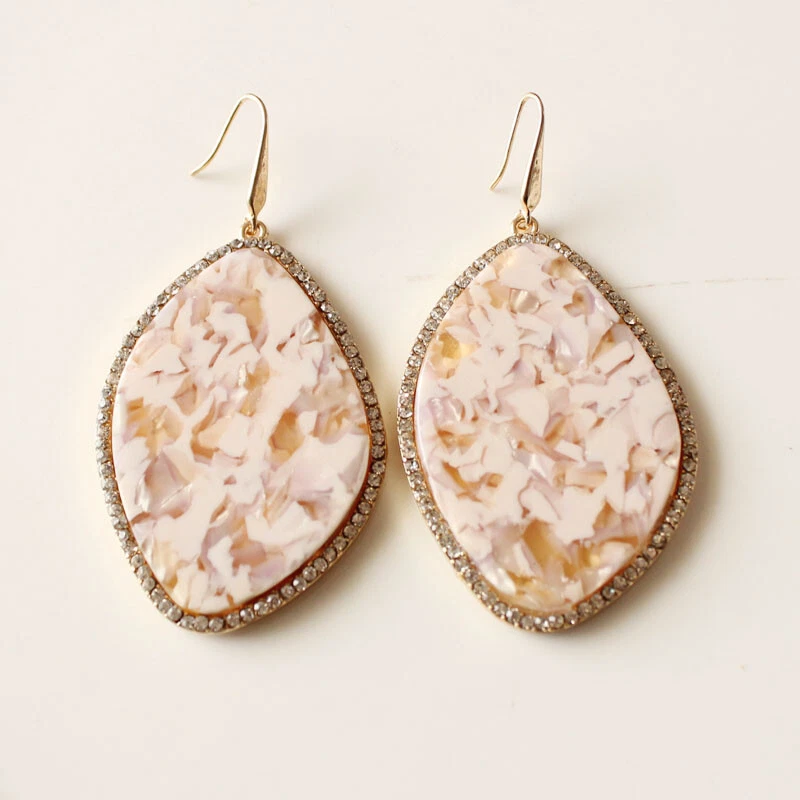 Nuevos pendientes colgantes de resina con barra de chuchería mejor regalo moda mujeres fiesta joyería Foto 1 de 4