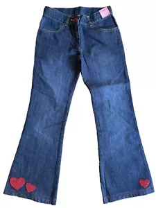 Nuevo con etiquetas Gymboree Bon Voyage Vintage Corazón Jeans 9 NUEVOS - Imagen 1 de 3
