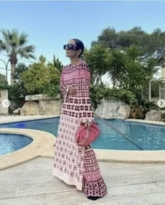 Vestido Zara Trinny Rosa Geométrico Talla S Nuevo Favorito de Bloggers - Imagen 1 de 9