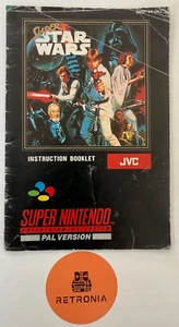 Super Star Wars Nintendo SNES Game Instruction Manual PAL UK Version - Picture 1 of 3