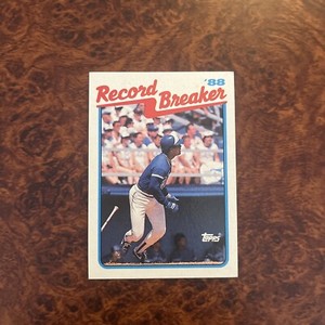 '88 Record Breaker George Bell Baseball Card -- 1989 Topps #1