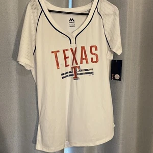 NEU MLB TEXAS RANGERS DAMEN LARGE DRY FIT SHIRT/TRIKOT - Bild 1 von 5