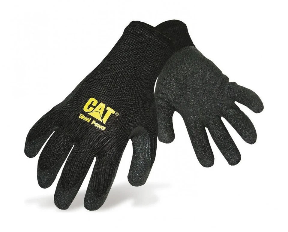 Cat Caterpillar Thermal Knitted Gripper Work Gloves