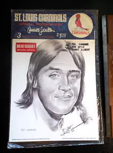 1974 Linnett Portraits SEALED/UNOPENED Pkg 3 St Louis Cardinals Simmons Reitz et - Picture 1 of 2