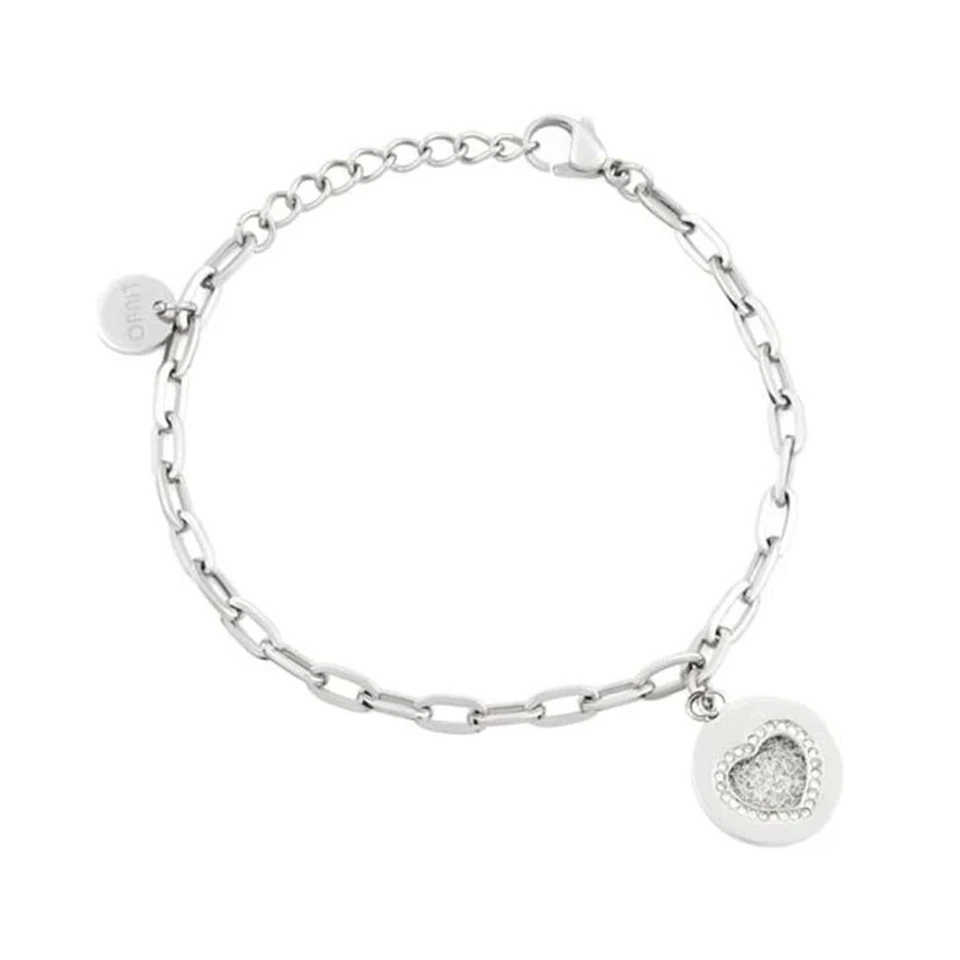 Bracciale Donna LIU JO Luxury LJ1599 Acciaio Inossidabile Charm Cuore - Immagine 1 di 1