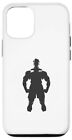 Iphone 12/12 Pro Muscle Silhouette Man Pose Smartphone Case No.67