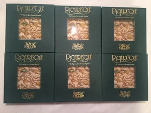 Lot of 6 Cherubs Clouds Angels Accemt Tiles Harmony Kingdom  4" Tile Wall $150 - Picture 1 of 6
