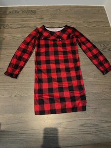 Pijama vestido rojo a cuadros para niñas Cat and Jack - Imagen 1 de 3
