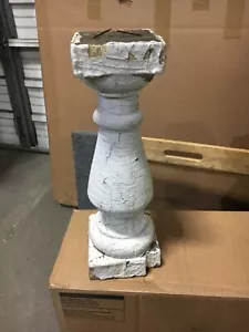 RIESIGE gedrehte viktorianische Baluster Chippy Lack 16,5"" hoch x 4,5/5,5"" qm 1 Chip Rand - Bild 1 von 10