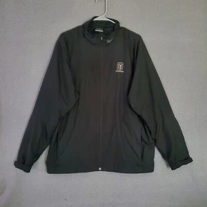 Nike Herren Storm Fit Schwarz Full-Zip Langarm Regen Golf Jacke TPC Louisiana L - Bild 1 von 10