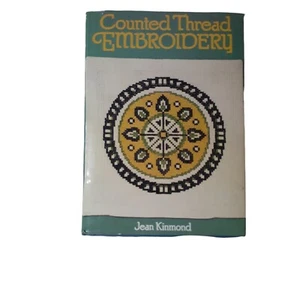 VTG Book Counted Thread Embroidery 1976 Ottoman Cushion Bell Pull Table Kinmond - Picture 1 of 12