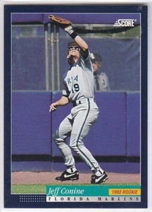 M) 1994 Score Baseball Trading Card - Jeff Conine #484 - Picture 1 of 2