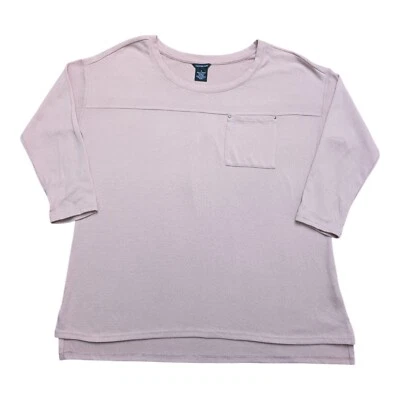 Calvin Klein Jeans Womens Pink Knitted Half Sleeve Pullover Jumper Size- Medium - Image 1 of 4