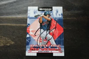 TARJETA AUTOGRAFIADA DE LOS INDIOS DE JOSH BARD CLEVELAND - Imagen 1 de 1