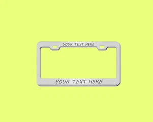 Printed License Plate Frame - Personalized and Durable - Picture 1 of 13