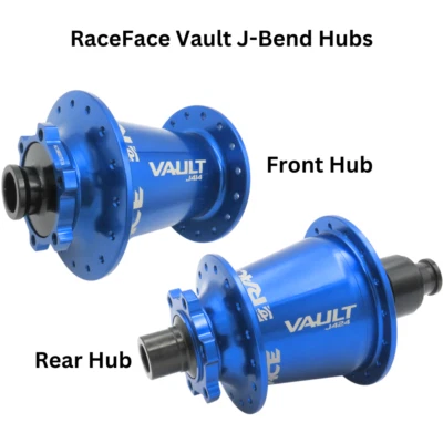 RaceFace Hub Vault J Bend Front or Rear 32 Hole Boost XD Compatible J424 Blue. H - Image 1 of 2