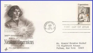 USA3 #1488 ADDR PCS ARTCRAFT FDC Nicolaus Copernicus - Bild 1 von 1
