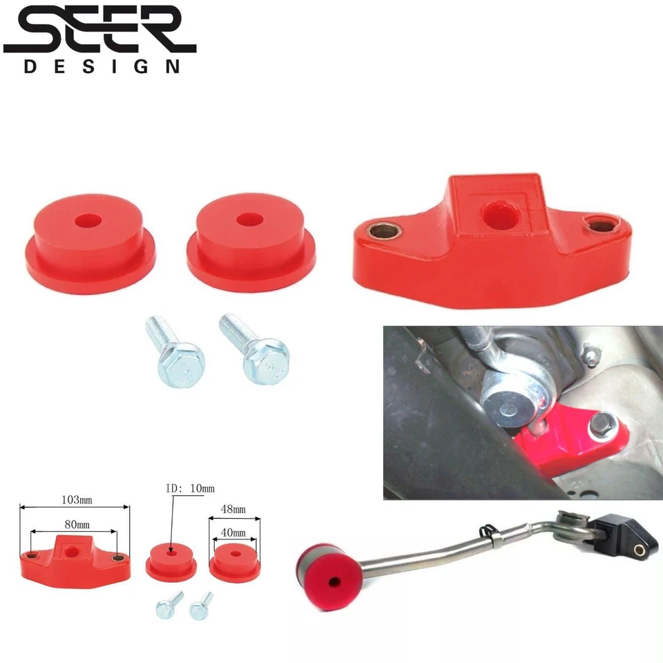 5-Speed Rear + Front Manual Shifter Stabilizer Bushings For Subaru Impreza WRX - Image 1 of 4