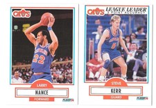 1990-91 Fleer Basketball Team Set - Cleveland Cavaliers
