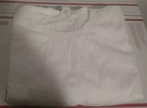 HANES MENS 100% COTTON T - SHIRTS 4 PACK WHITE L/G/G D23 - Picture 1 of 3