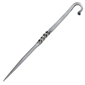 Cosecha de comida retorcida de acero inoxidable estilo medieval Handforge - Imagen 1 de 6