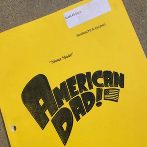 American Dad Scott Grimes Steve Smith Used Meter Maid Episode Table Draft Script - Picture 1 of 16