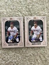 Marcelo Mayer Signed 2023 South Atlantic League Top Prospect Card Red Sox Auto