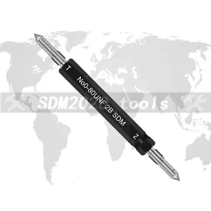 No. 0-80 UNF 2B GO NO-GO right-hand thread Screw plug gauge Gage - Picture 1 of 10