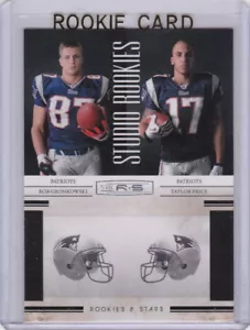 ROB GRONKOWSKI ROOKIE CARD 2010 Studio Rookies R&S Football RC Patriots GRONK!! - Foto 1 di 2