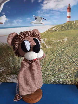 Handpuppe Löwe - handgestrickt - ca. 27 cm groß - Bild 1 von 4