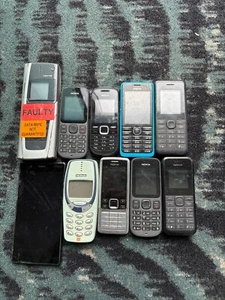 Job Lot 207 - 10x Untested Mixed Nokia Faulty Mobile Phones Spares Repairs - Photo 1/2