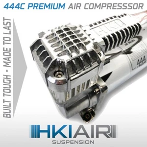 HKI Premium 444C Chrome Air Compressor Air Horn Ride Suspension - Single - Picture 1 of 6