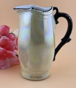 Antique Czechoslovakia lusterware White and black - Picture 1 of 5