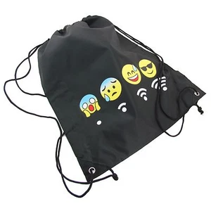Mochila Bolsa de deporte Bolsa de gimnasia Bolsa de gimnasia Bolsa Bolsa de yute con emoji - Imagen 1 de 2