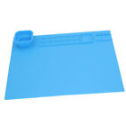 New Silicone DIY Painting Mat Cultivate Artistic Talent Silicone Art Mat Blue
