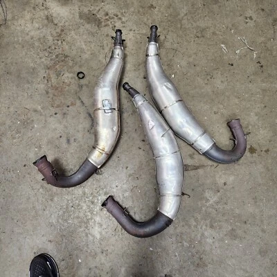 Silenciador de tubos de escape Yamaha SRX 600 700 1998-2002 puede colector silenciador de cabezal Foto 1 de 3