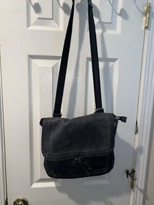 The Sak Ventura Convertible Crossbody Backpack Black Leather Bag - Picture 1 of 7