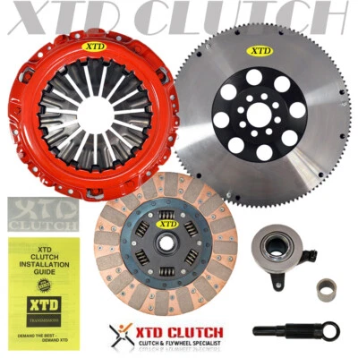 XTD STAGE 3 DUAL FRICTION CLUTCH & RACING FLYWHEEL KIT FITS 350Z 370Z G35 G37 - Image 1 of 4