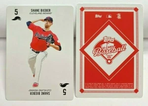 Shane Bieber 2020 Topps 52-Card Game by Kenny Mayne Series 2 - CLEVELAND INDIANS - Picture 1 of 1