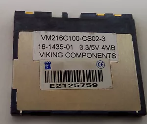 Cisco 16-1435-01 4MB Mini Flash Card (Viking VM216C100-CS02-3) - Picture 1 of 1