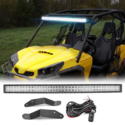 Kit de montaje en techo barra de luz LED curvada para Can-Am COMMANDER Max 800R 1000 1000R 42" Foto 1 de 4
