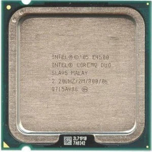 CPU Intel Core 2 Duo E4500 2,2 GHz 775 2M 800 (SLA95) REF - Foto 1 di 1