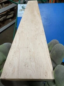 Birdseye Maple Hard Guitar Fingerboard Sugar .2 X 3”x22.5 KD Figured - Picture 1 of 3