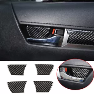 Cubierta interior de fibra de carbono para manija de puerta apta para T@yota Hilux Revo 2015-2021 - Imagen 1 de 6