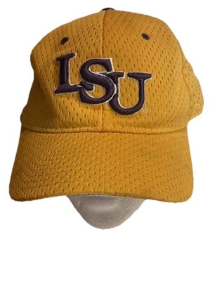 Jersey de malla LSU TIger NCAA AJUSTADO dorado talla 7 3/4 ZEPHYR GORRA SOMBRERO Ver fotos Foto 1 de 4